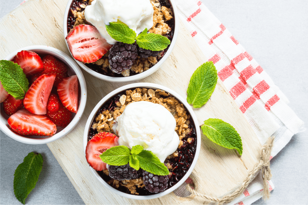 crumble taart met yoghurt