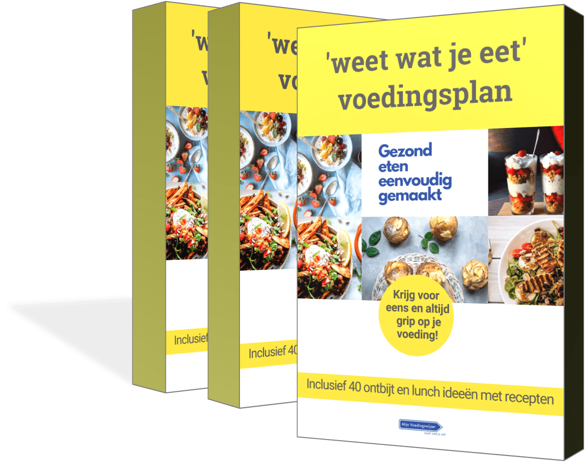 ‘weet wat je eet’ voedingsplan - Mijn Voedingswijzer