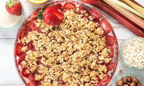 crumble aardbei